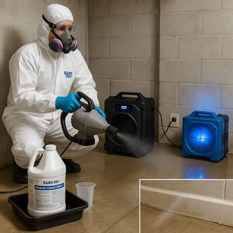 Sanitization and Odor Removal process in South San Gabriel, CA