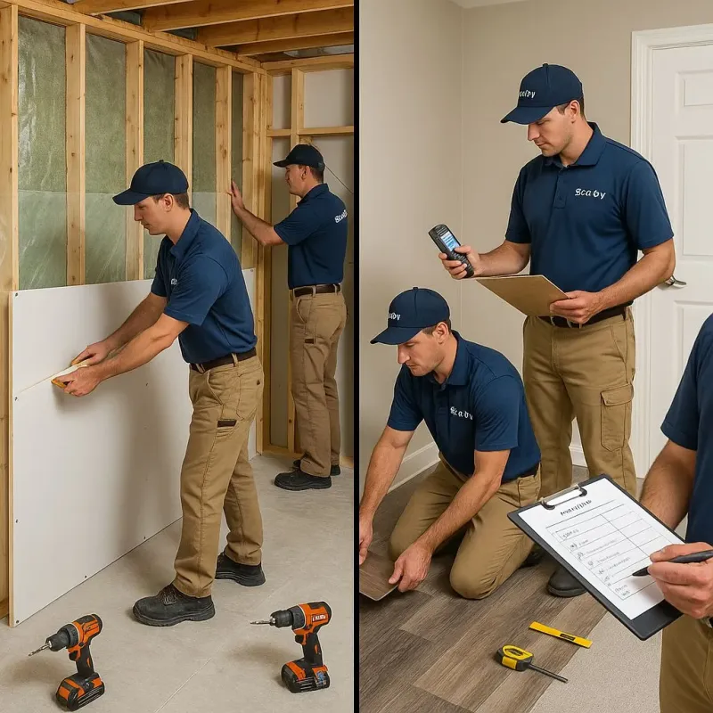 Repairs and Reconstruction process in South San Gabriel, CA